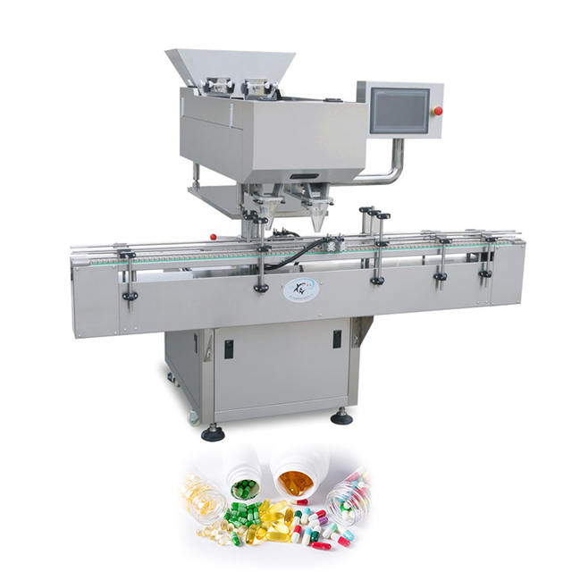 PBDS-8B 8-TRAY ELECTRONIC TABLET OR CAPSULE OR COUNTING MACHINE (DOUBLE-NOZZLE)